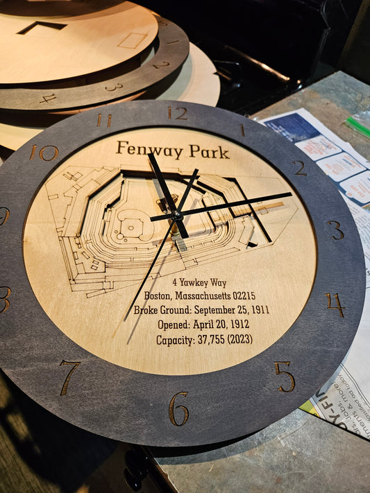 Fenway Park Stadium Time Clock