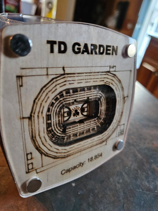 TD Garden Celtics Multi-Layered Stadium Coasters