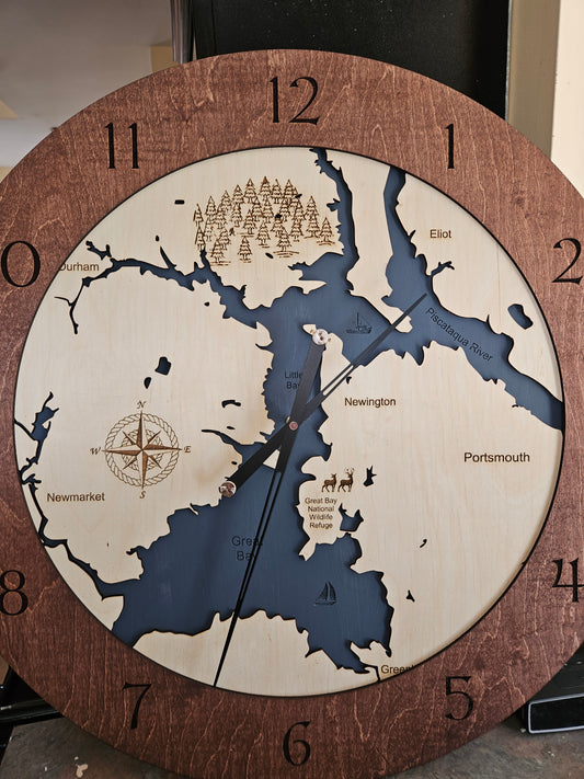 Great Bay NH Time or Tide Clocks