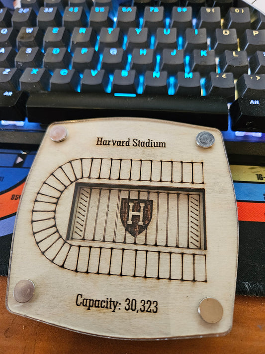 Harvard Stadium Multi-Layered Stadium Coasters