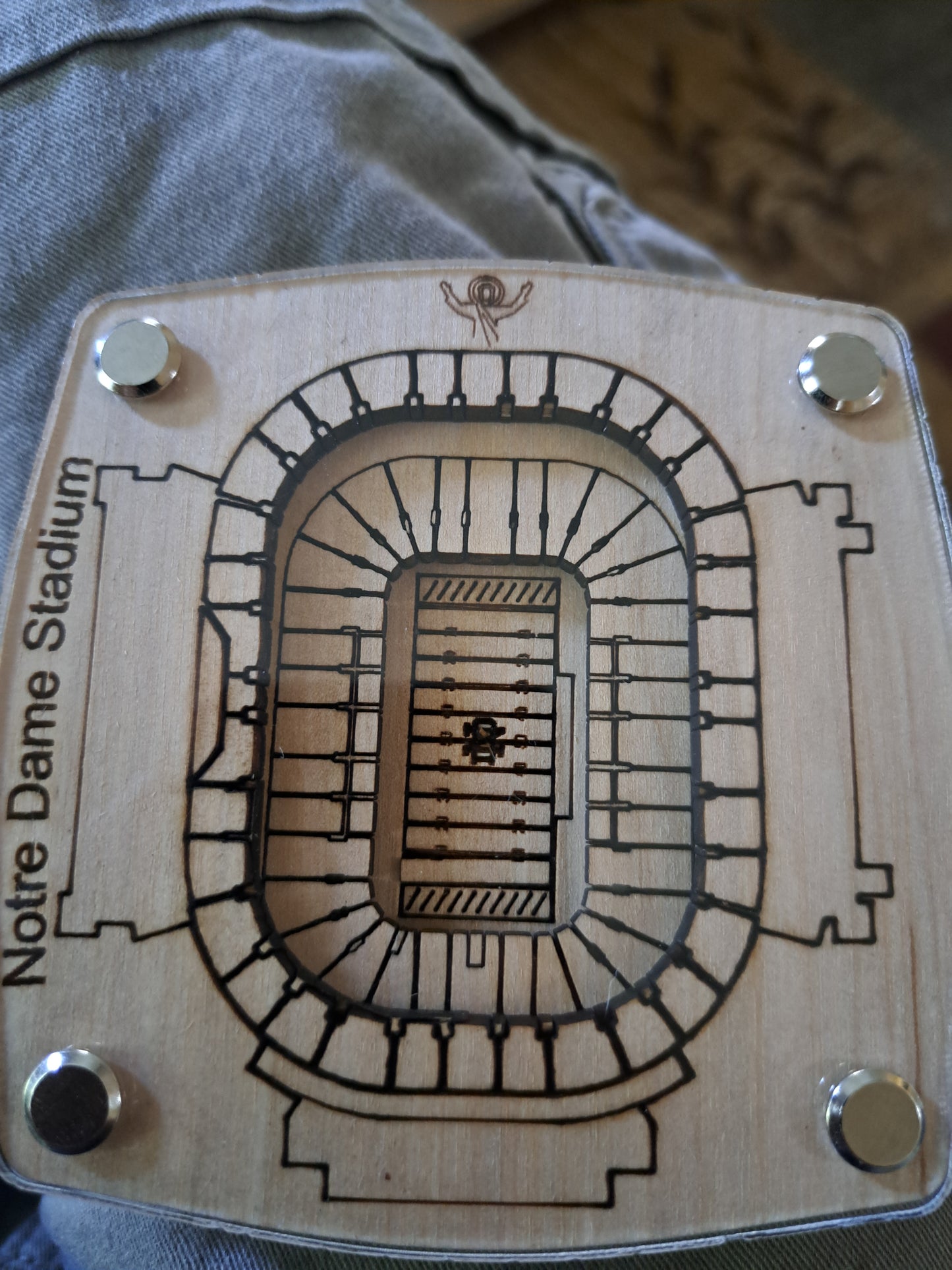 Notre Dame Stadium Coaster