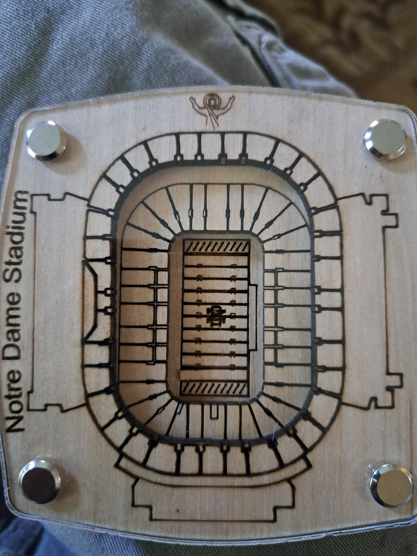 Notre Dame Stadium Coaster