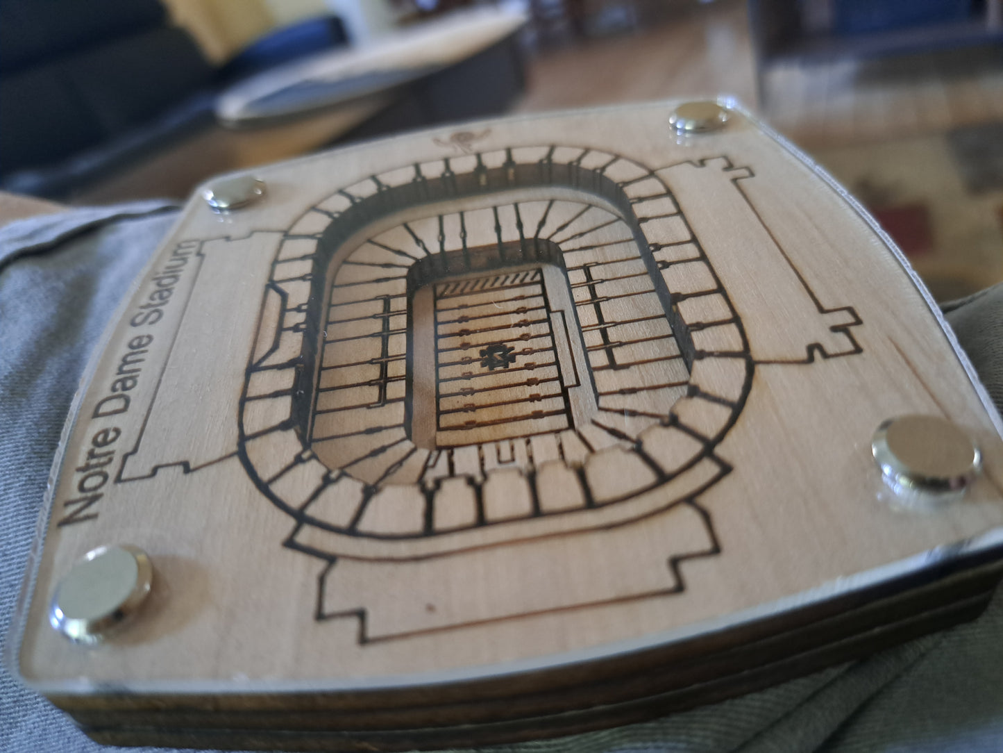 Notre Dame Stadium Coaster