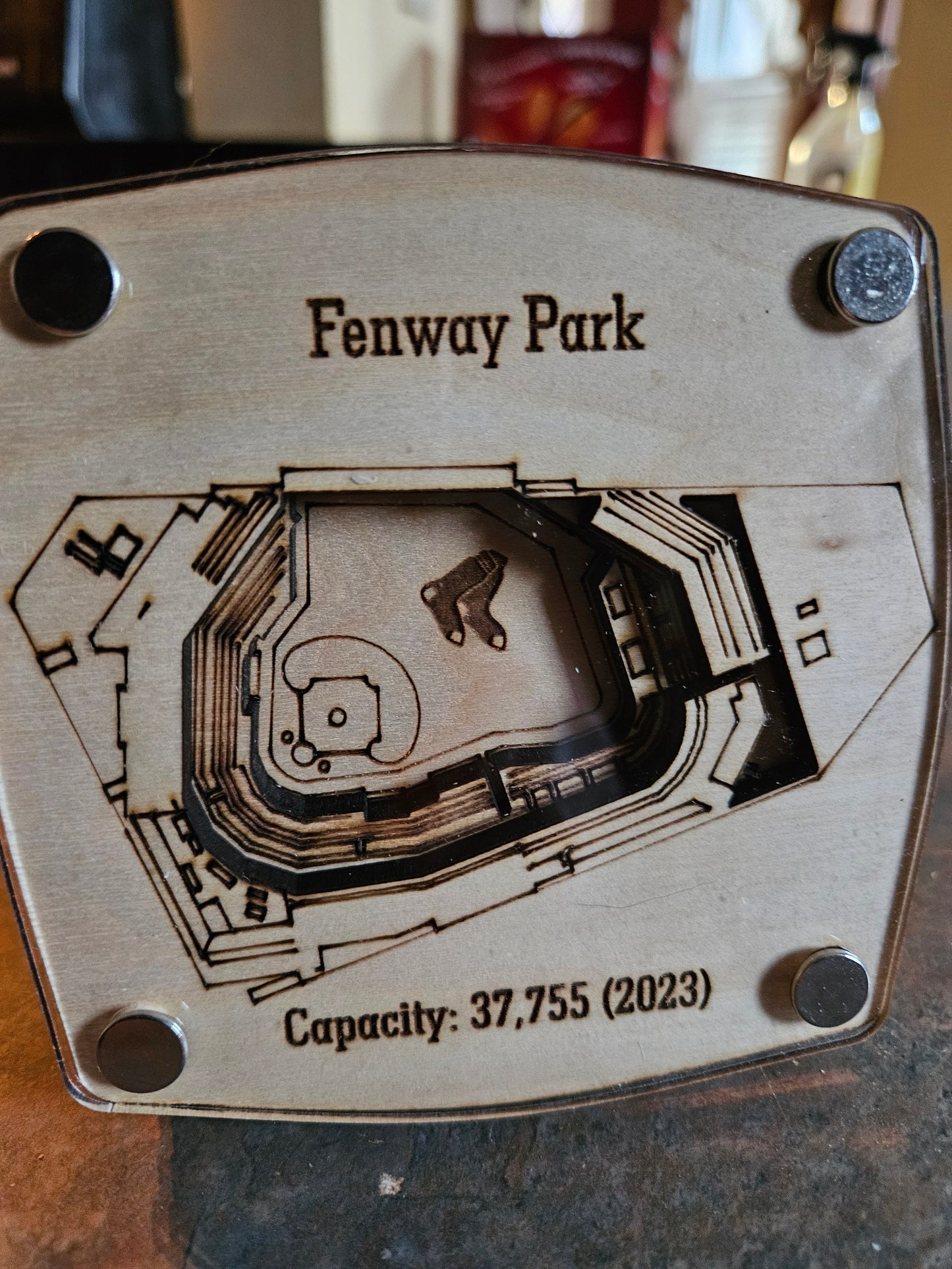 Fenway Park Multi-Layered Stadium Coasters