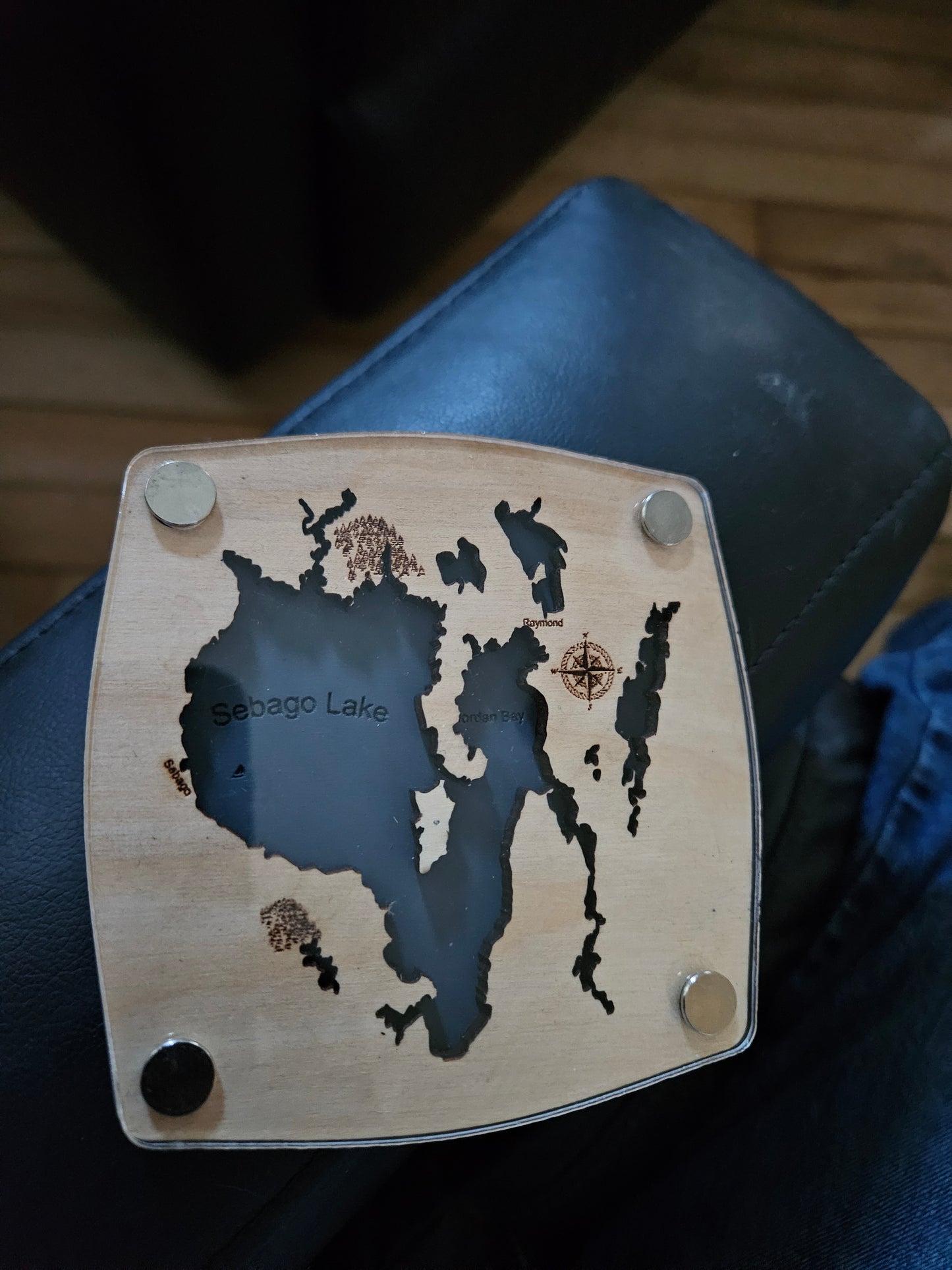 Sebago Lake Multi-Layered Stadium Coasters