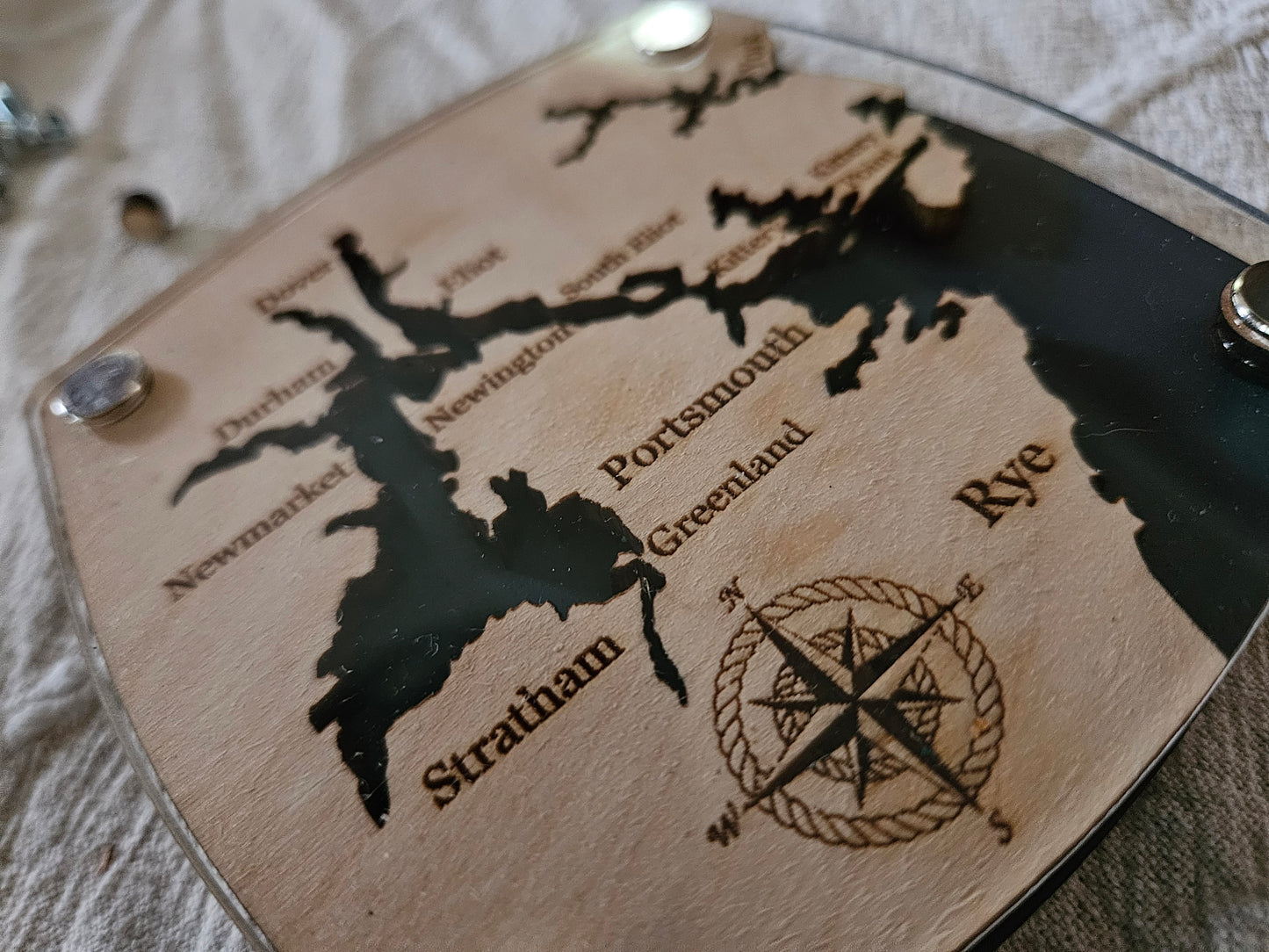 Portsmouth NH [NH Seacoast] Multi-Layered Coasters