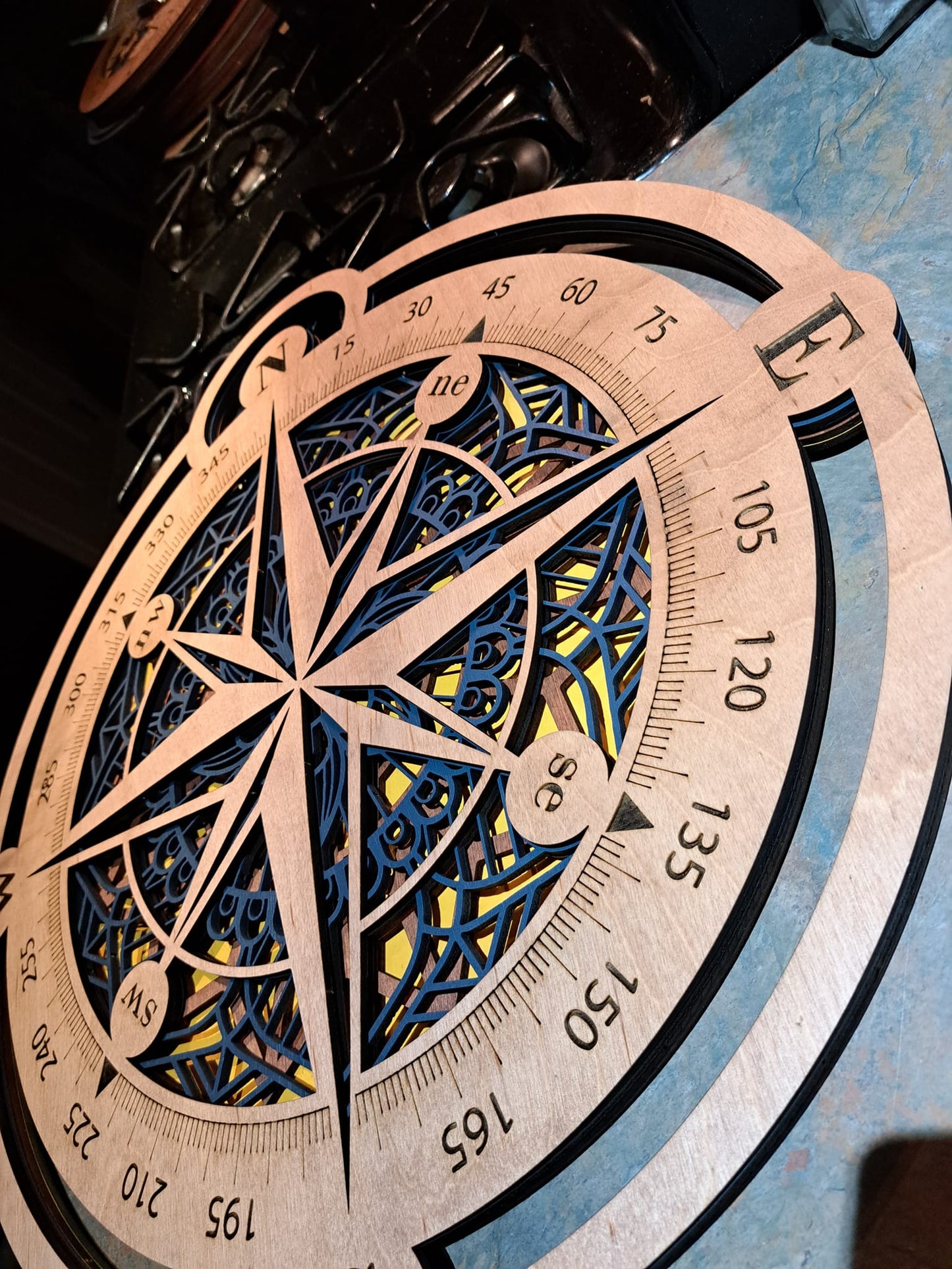 Compass Rose Wall Art