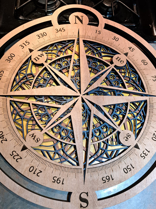 Compass Rose Wall Art