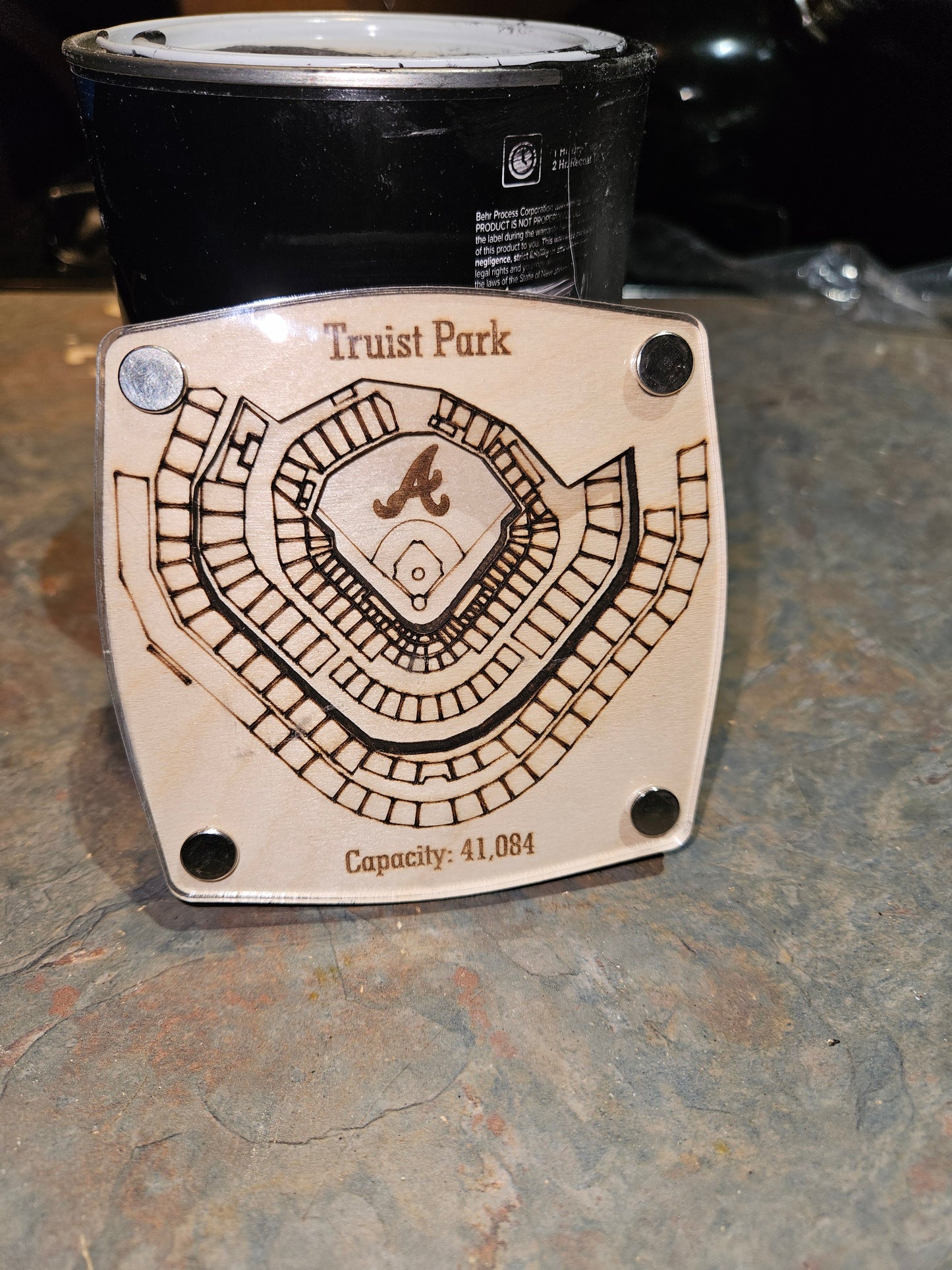 Truist Park Multi-Layered Stadium Coasters