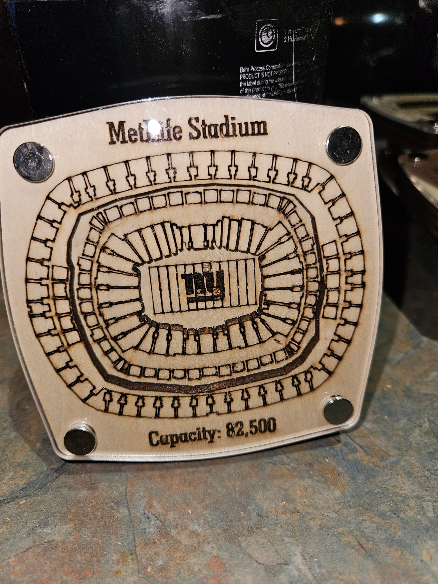 MetLife Stadium Multi-Layered Stadium Coasters