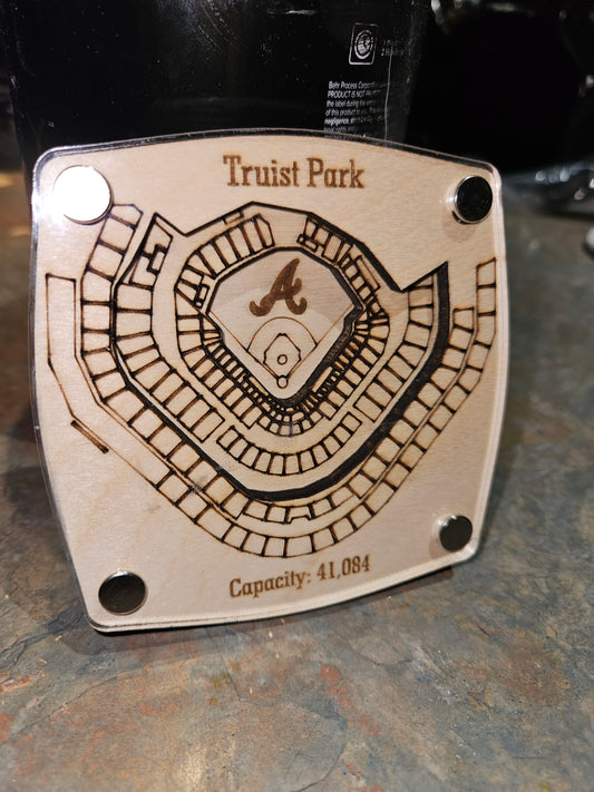 Truist Park Multi-Layered Stadium Coasters